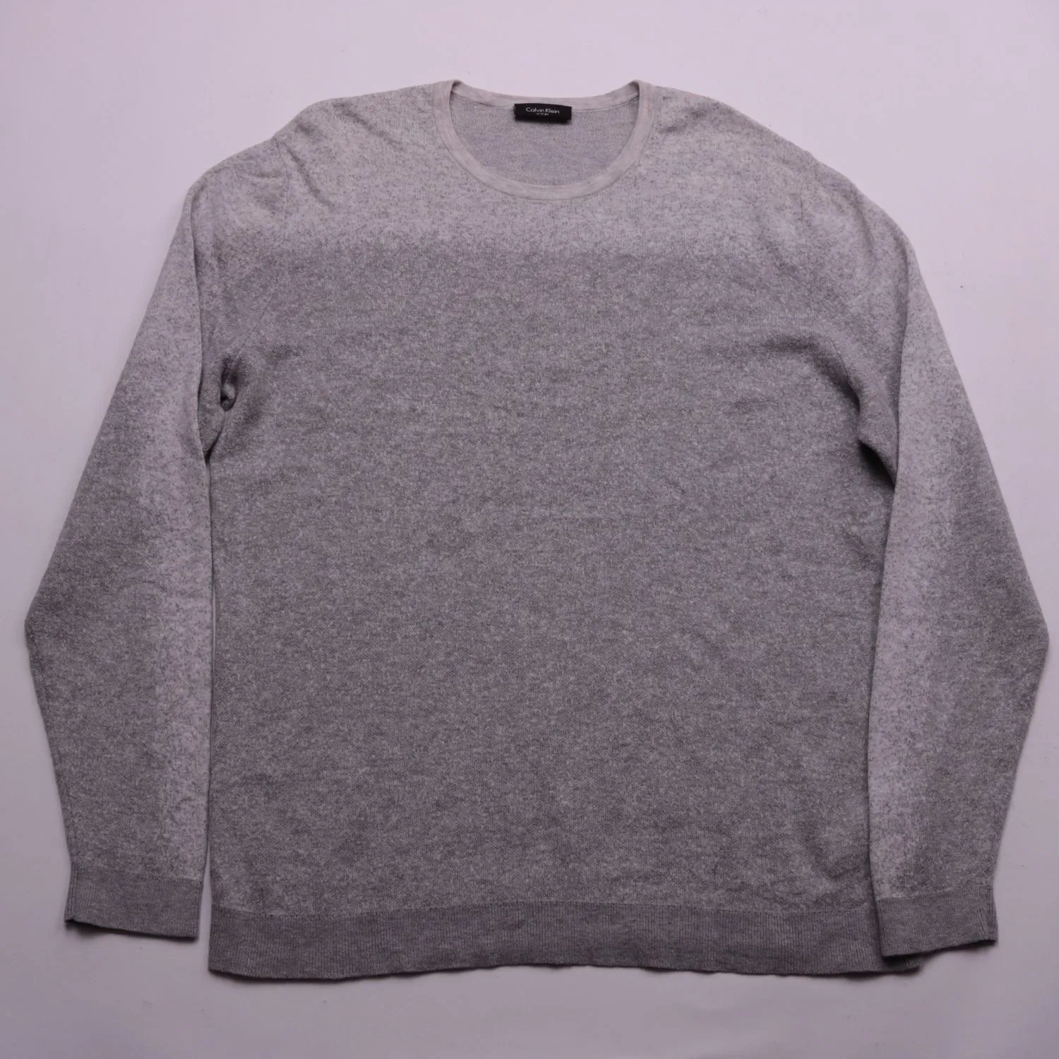 Серый джемпер Calvin Klein из тонкого трикотажа, размер 56 (XXL)