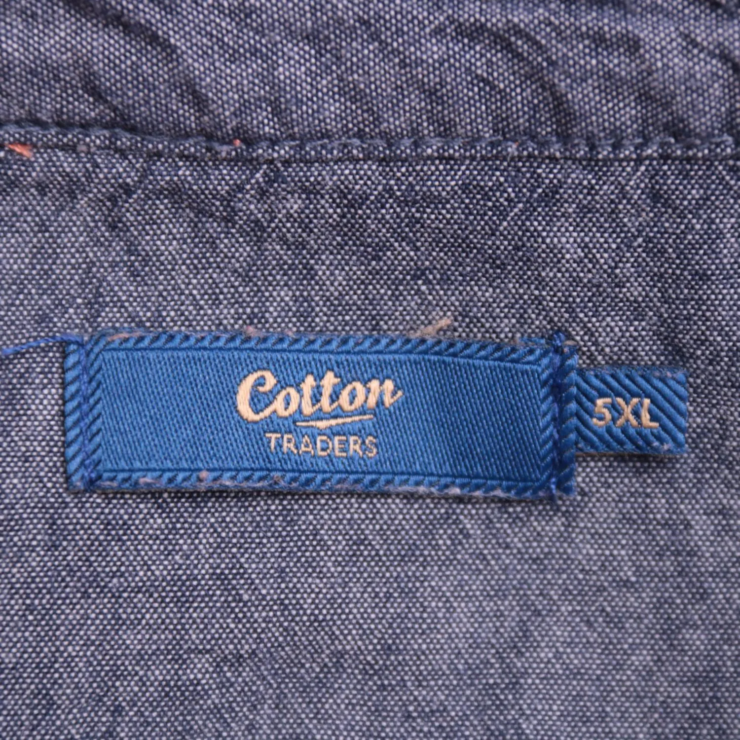 Терракотовое поло Cotton Traders с меланжевой фактурой, размер 64 (5XL)