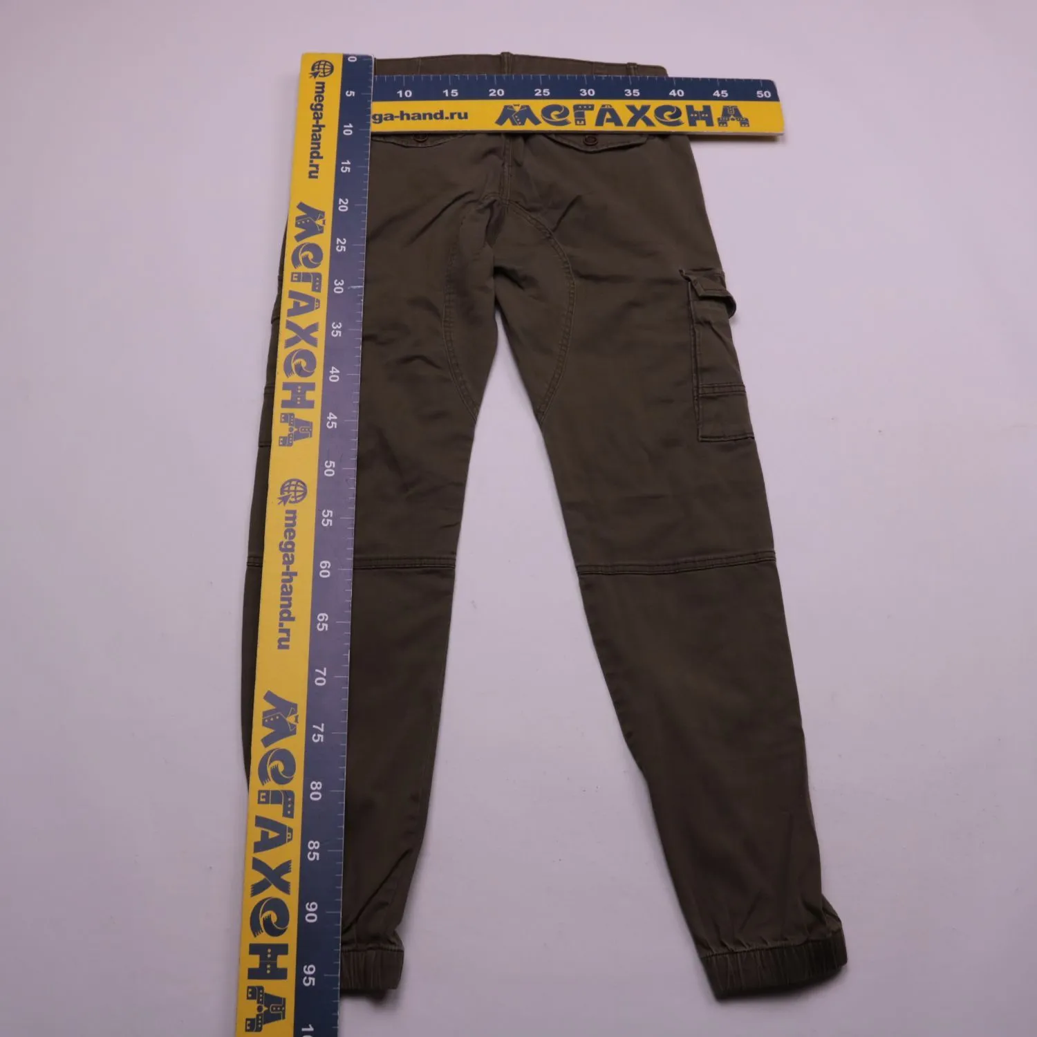 Коричневые брюки карго JACK & JONES с карманами, размер 50 (L)