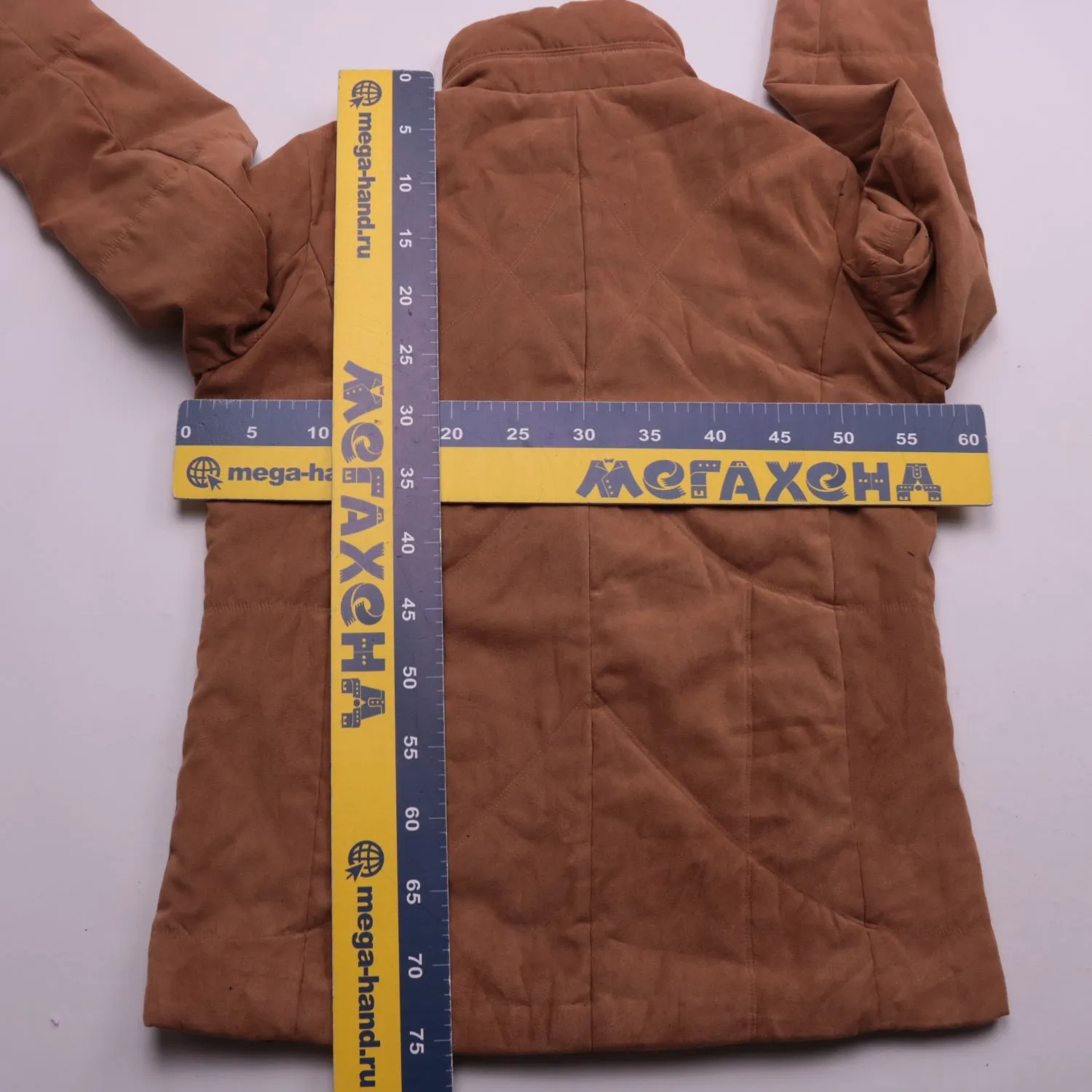 Коричневая куртка Jörg Peterson под замшу, размер 50 (L/XL)