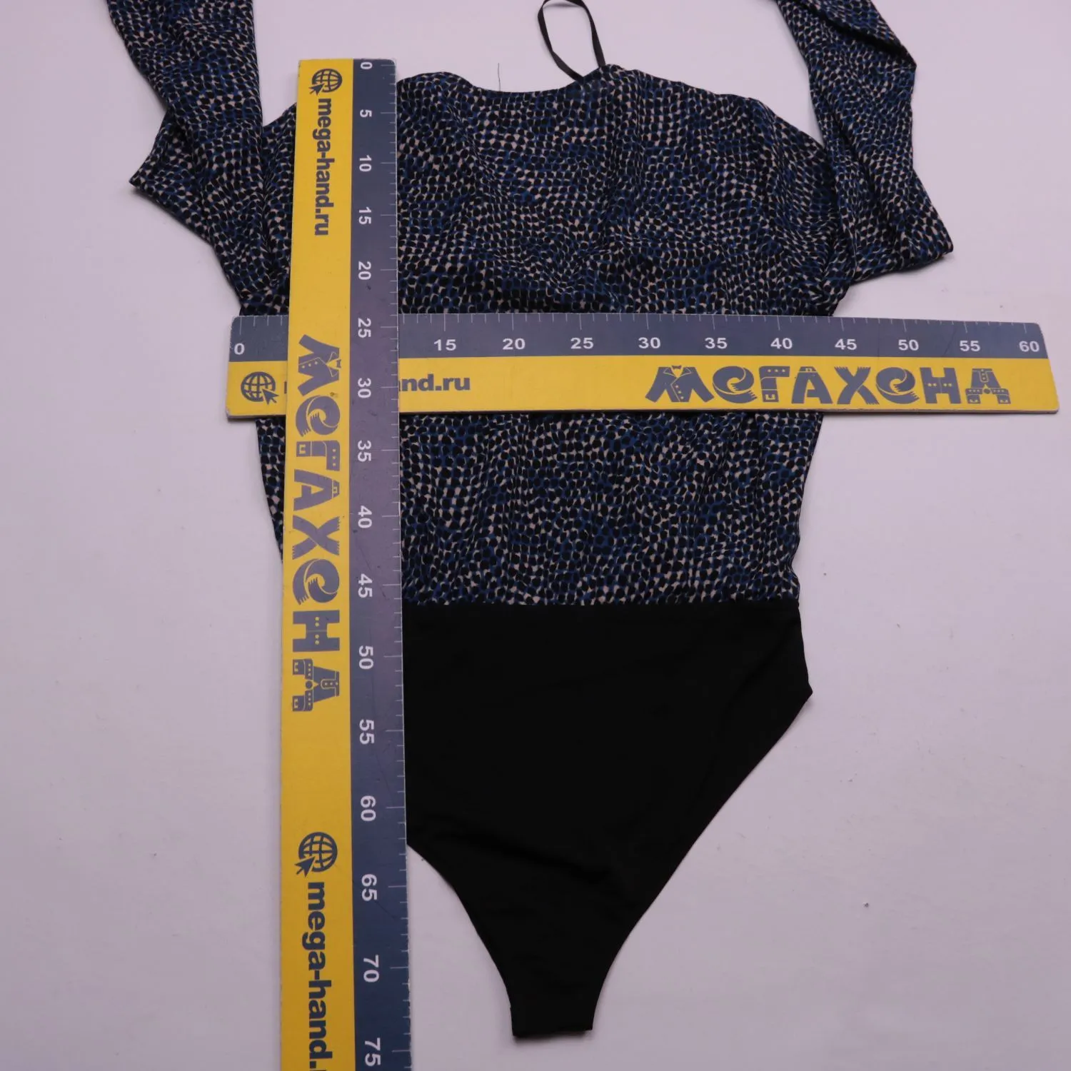 Женское боди AX Paris с мелким принтом, размер 44 (S/M)