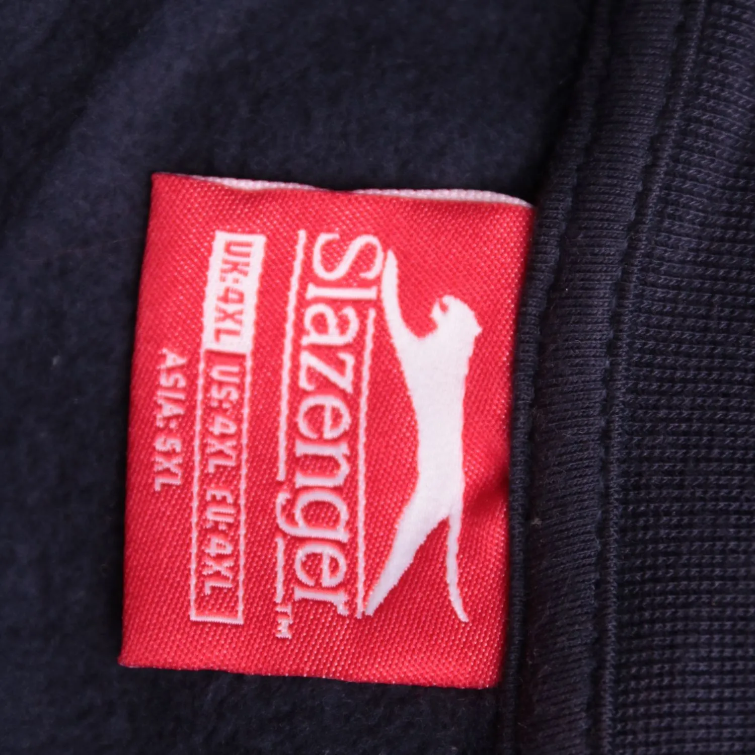 Тёмно-синий свитшот Slazenger с логотипом, размер 62 (4XL)