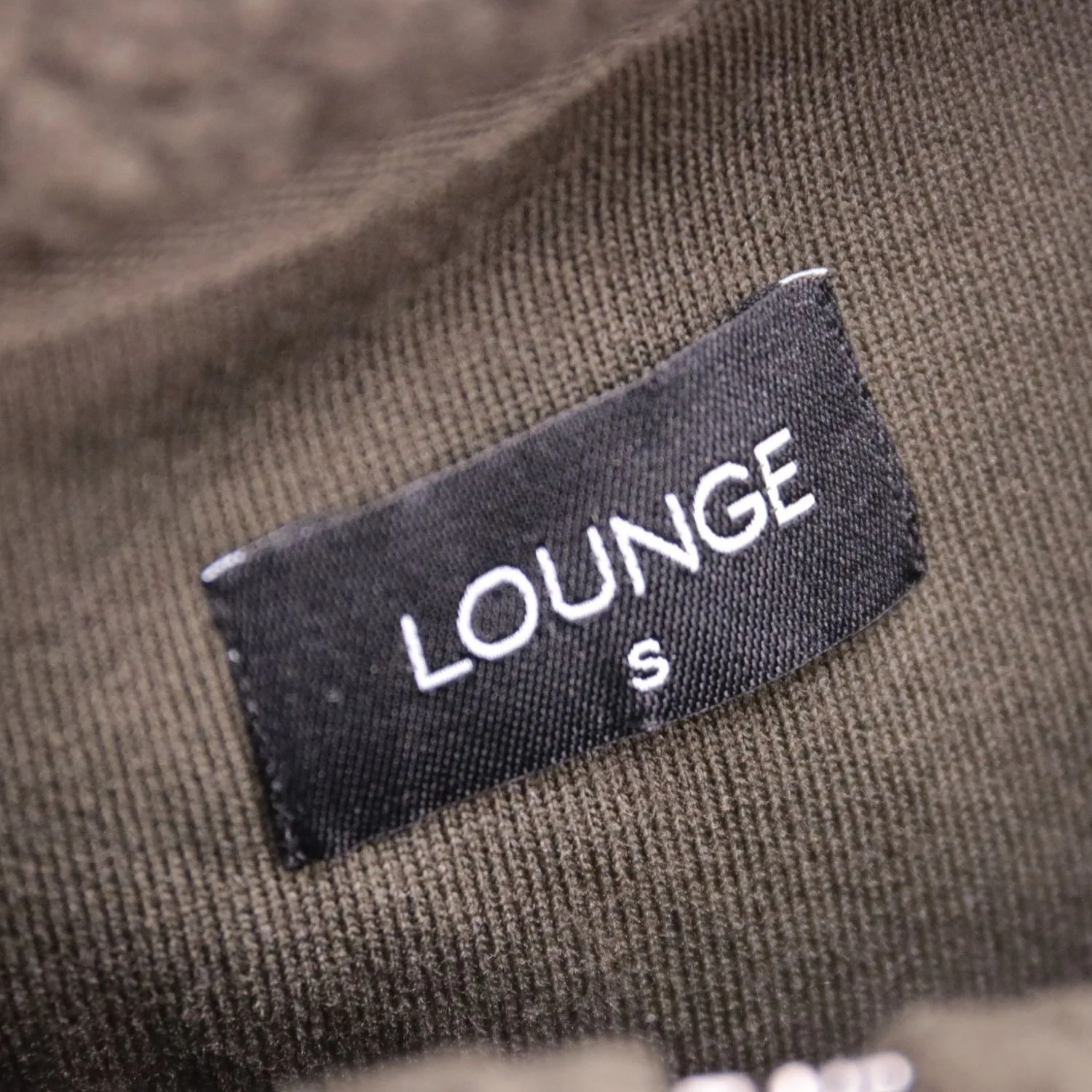 Коричневая толстовка Lounge из фактурного флиса, размер 46 (S)