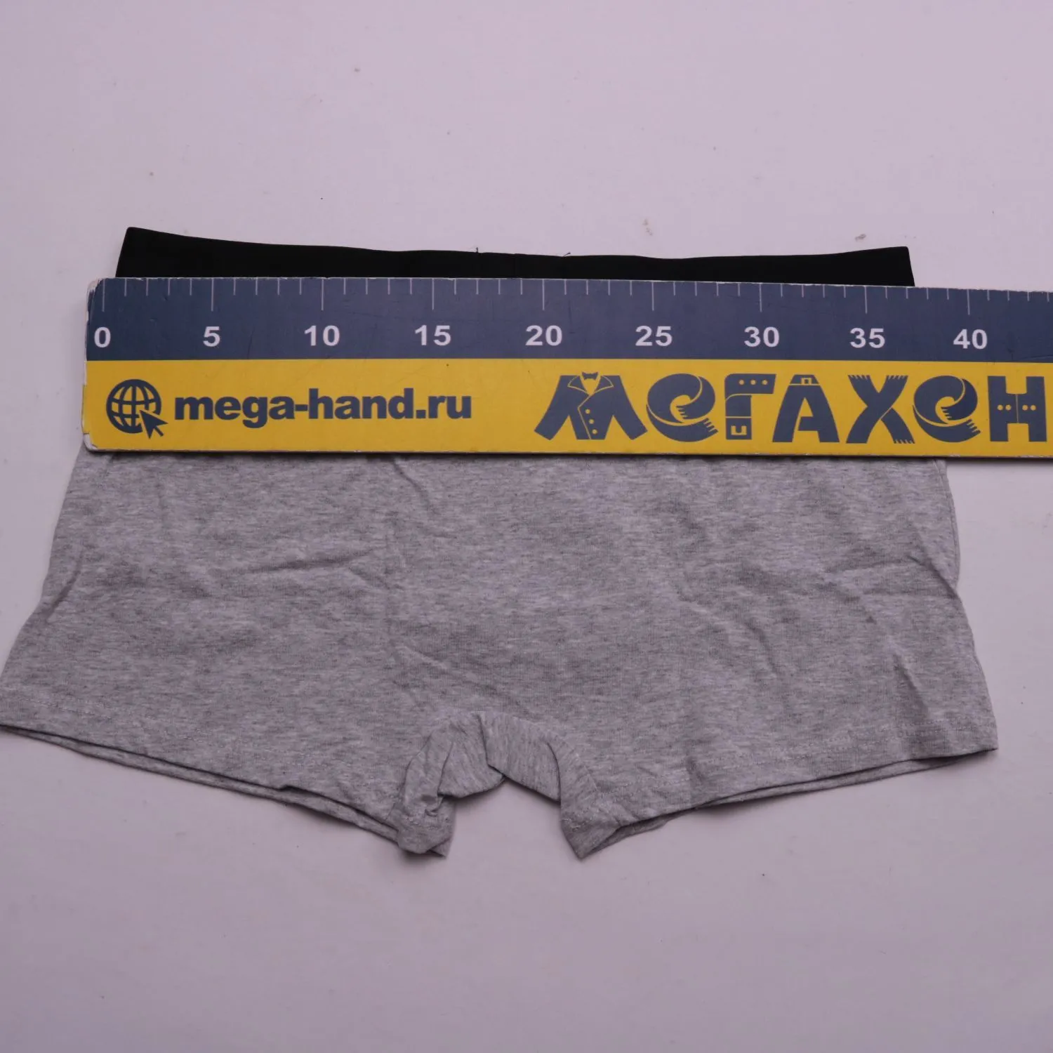 Серые трусы-боксеры Tommy Hilfiger с эластичным поясом, размер 56 (XXL)