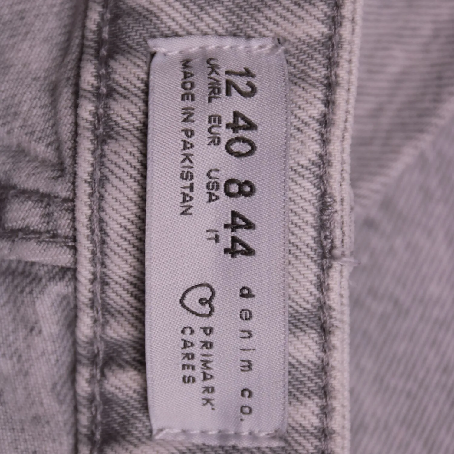Серые прямые джинсы Denim Co. из светлого денима, размер 46 (M)