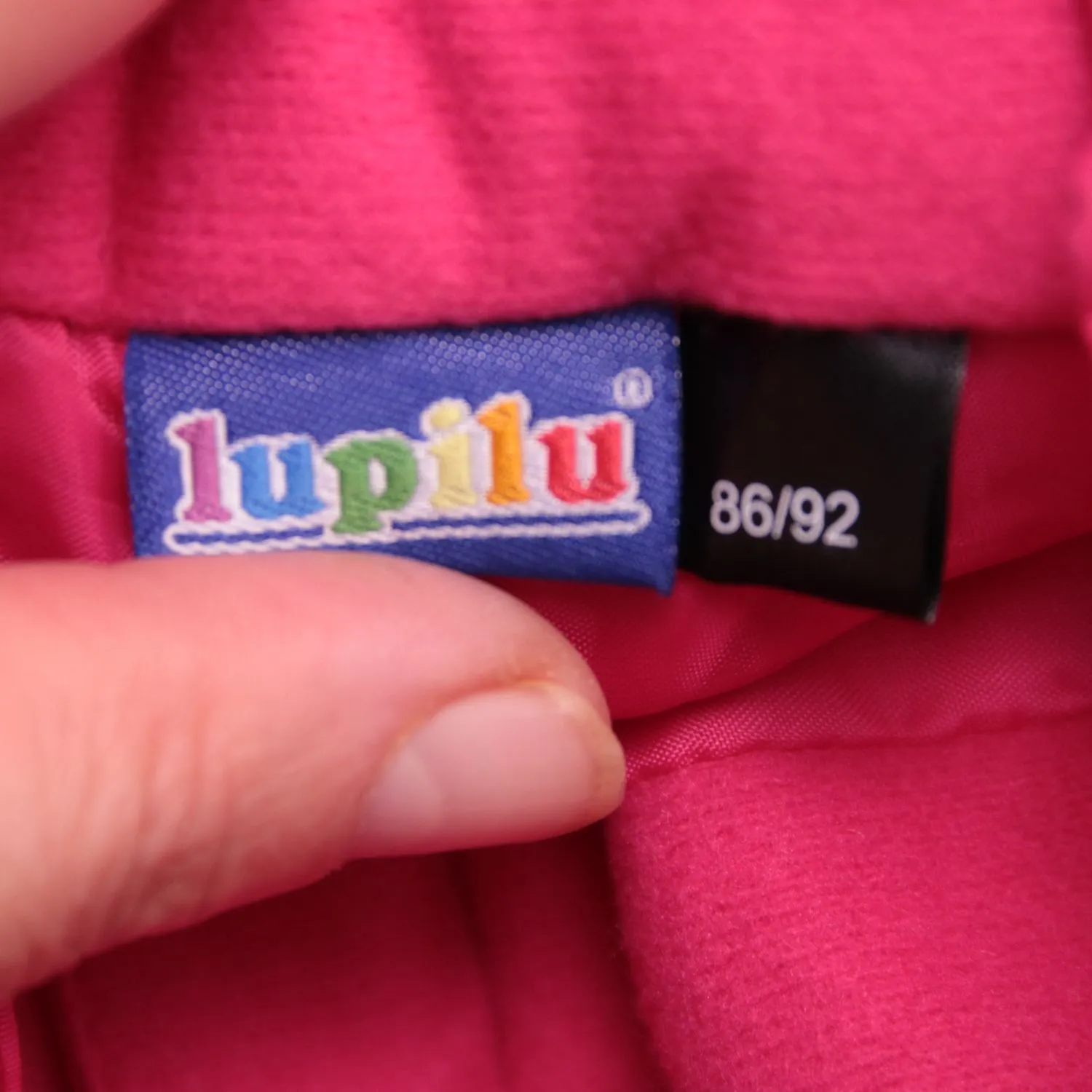 Розовый полукомбинезон Lupilu с регулируемыми лямками, размер 86 см (18 мес.)