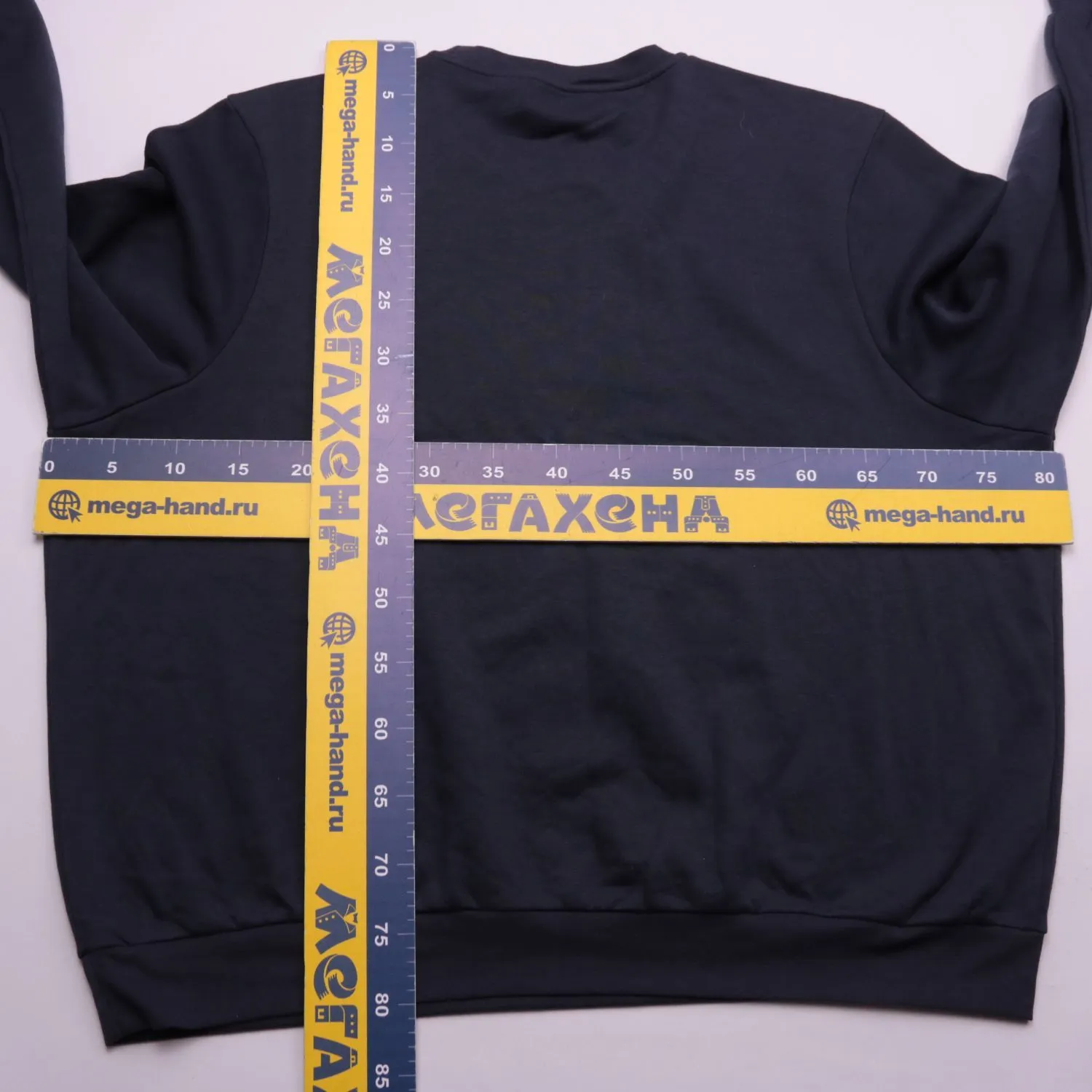 Тёмно-синий свитшот Slazenger с логотипом, размер 62 (4XL)