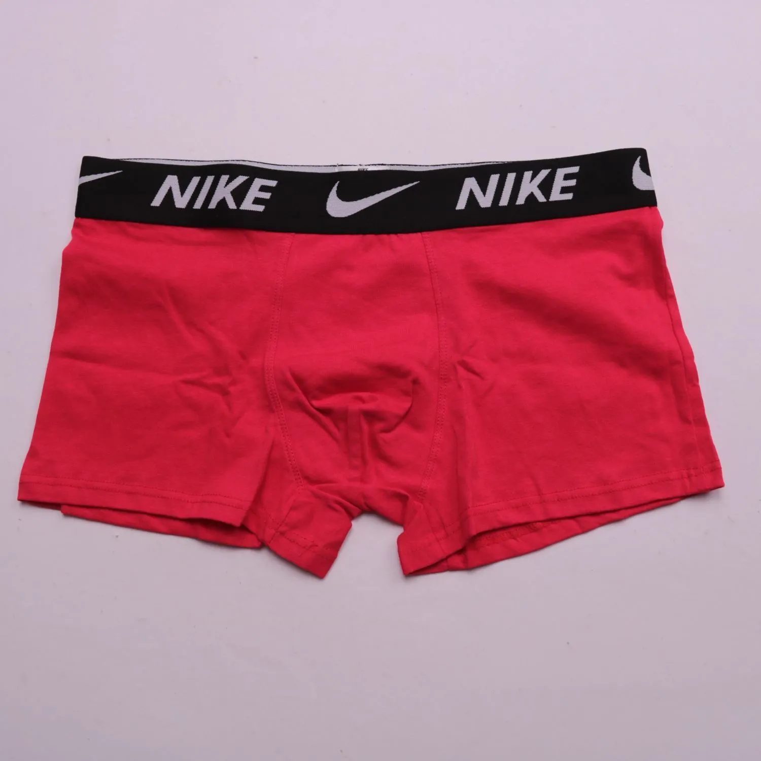 Красные трусы-боксеры Nike с фирменным поясом, размер 54 (XL)