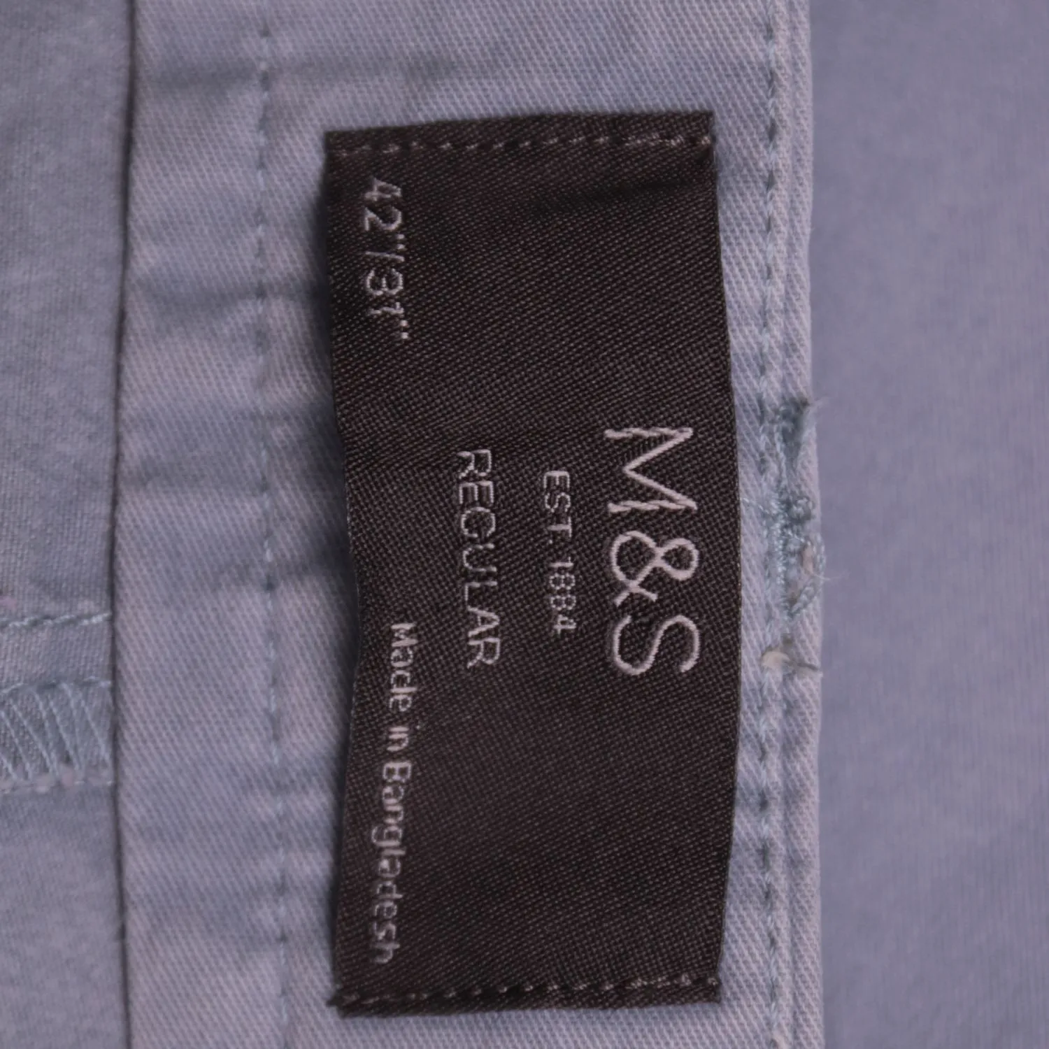 Серые мужские брюки M&S прямого кроя, размер 52 (L/XL)
