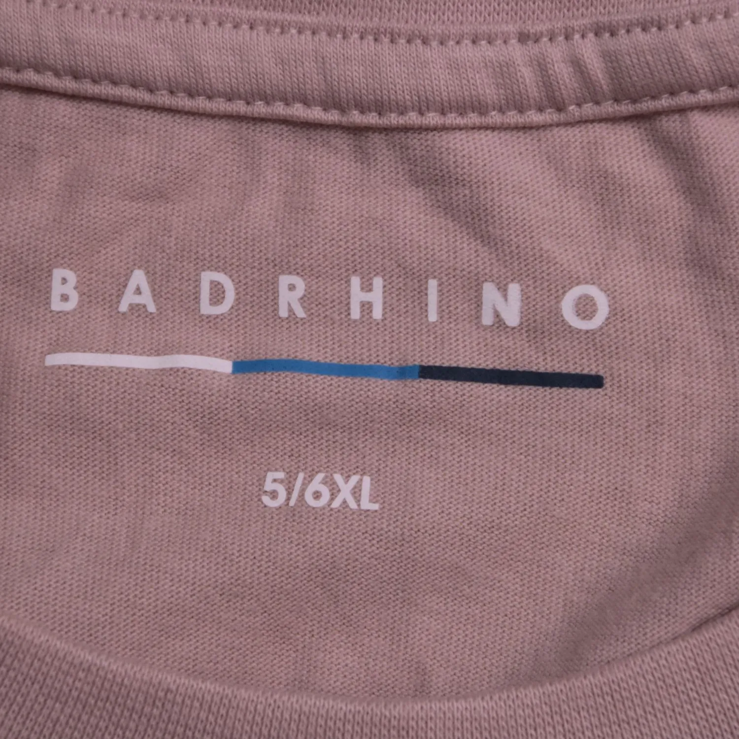 Пыльно-розовая футболка BadRhino с логотипом, размер 64 (5XL)