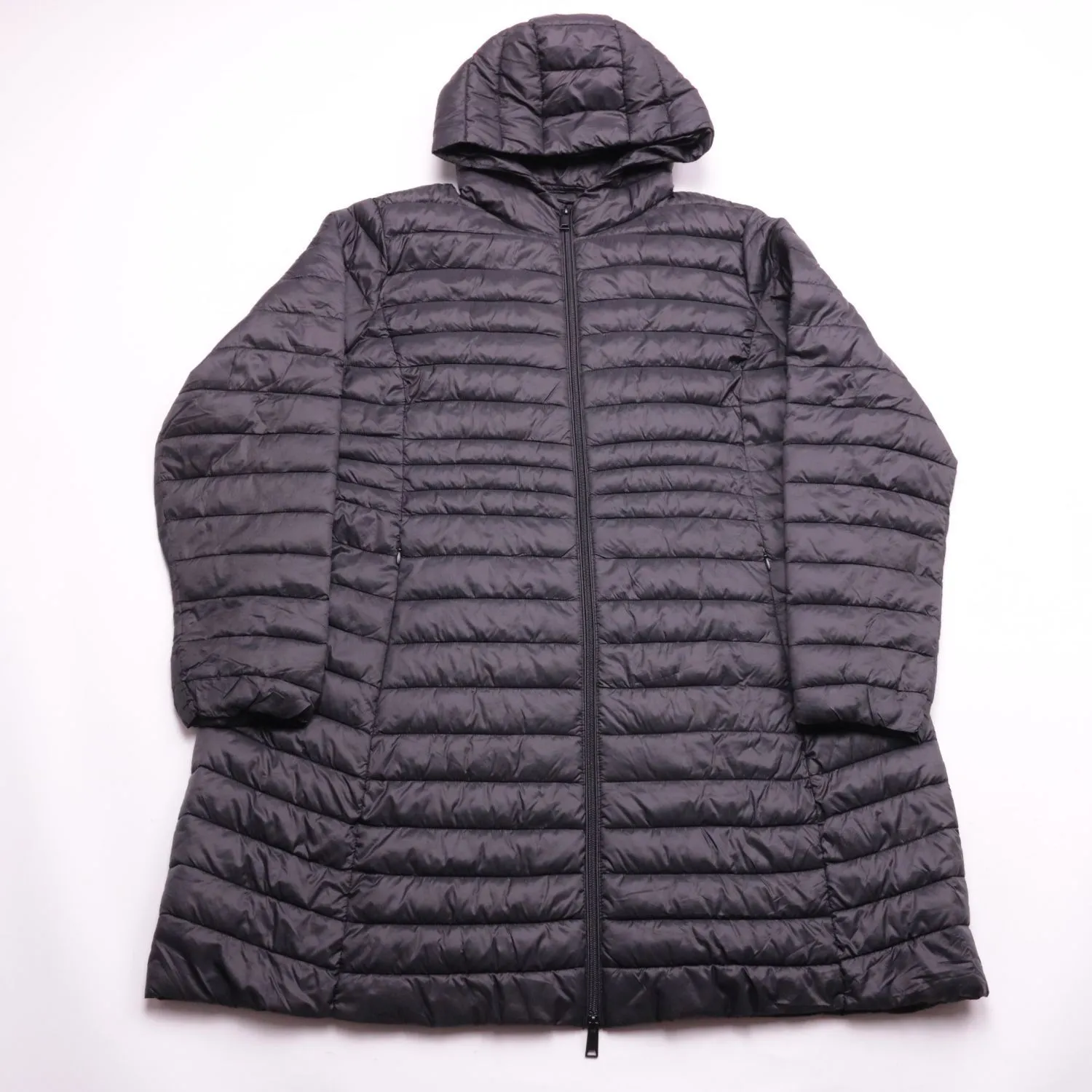 Чёрная куртка Dunnes Stores с капюшоном, размер 52 (XL)