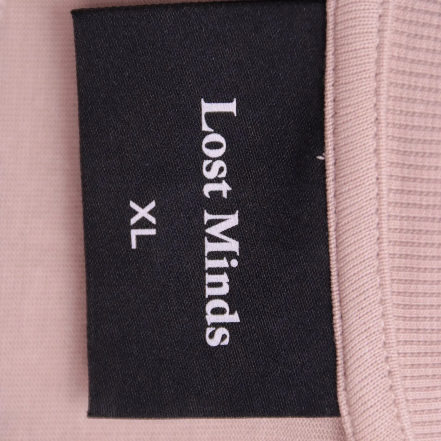 Бежевая футболка Lost Minds с принтом на спине, размер 54 (XL)