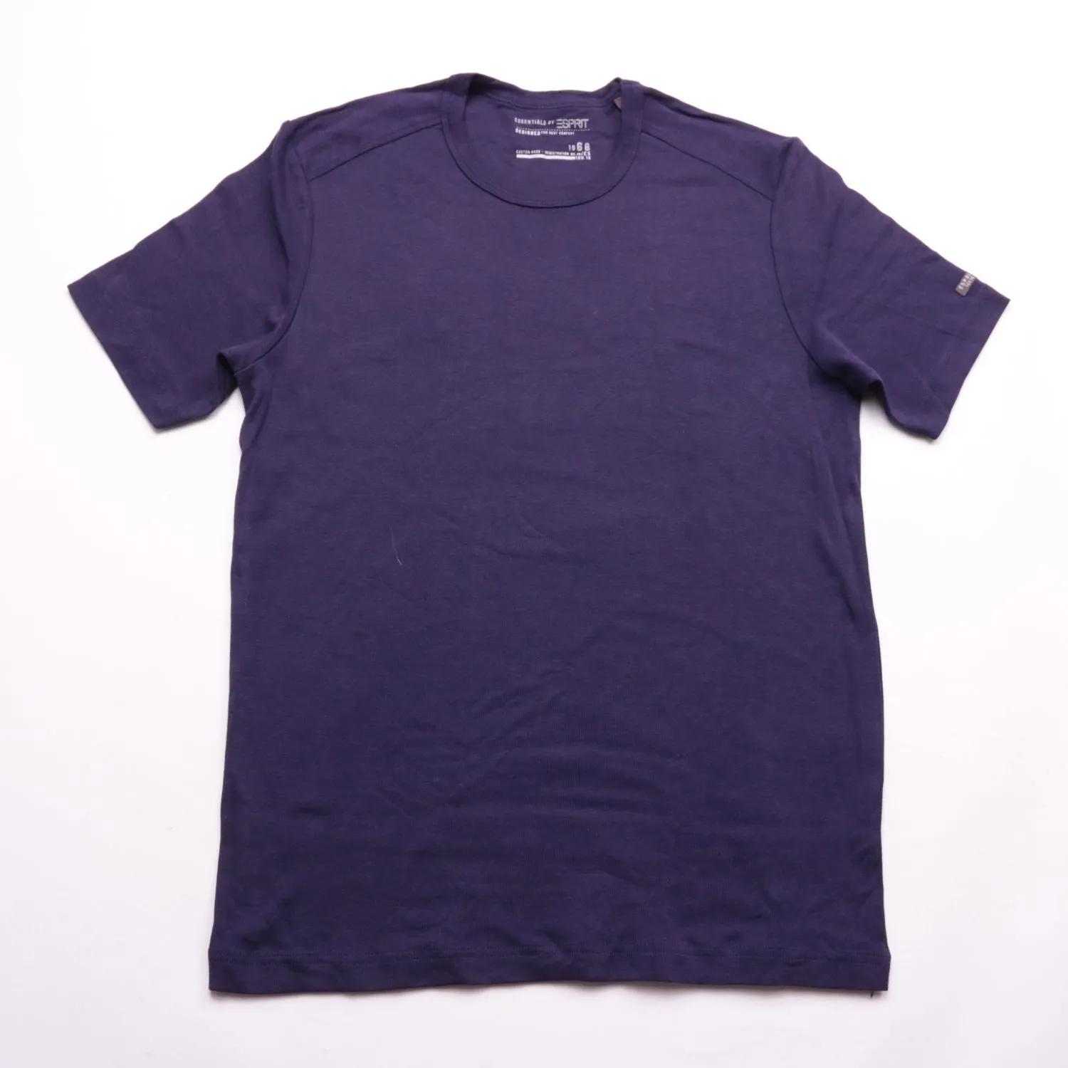 Тёмно-фиолетовая футболка Esprit прямого кроя, размер 54 (XL)