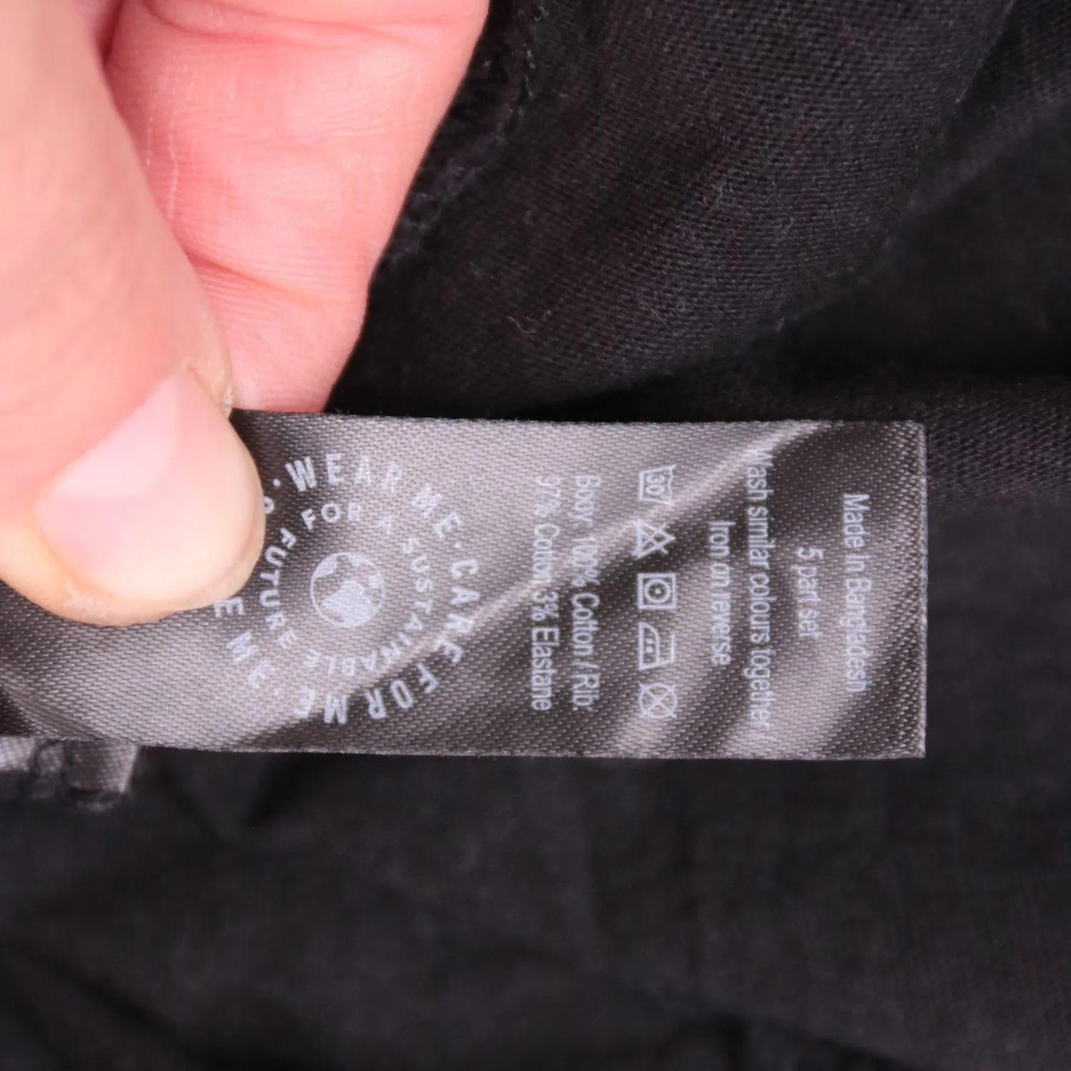 Чёрная футболка George прямого кроя, размер 60 (3XL)