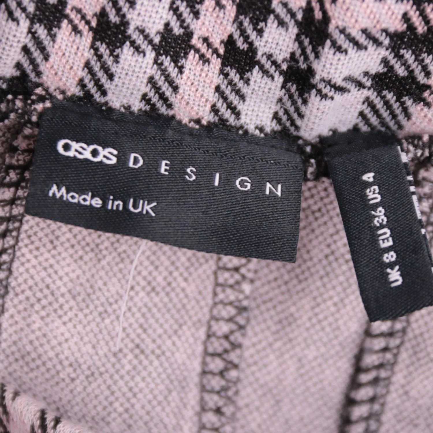 Женская юбка ASOS DESIGN в клетку со складками, размер 42 (S)